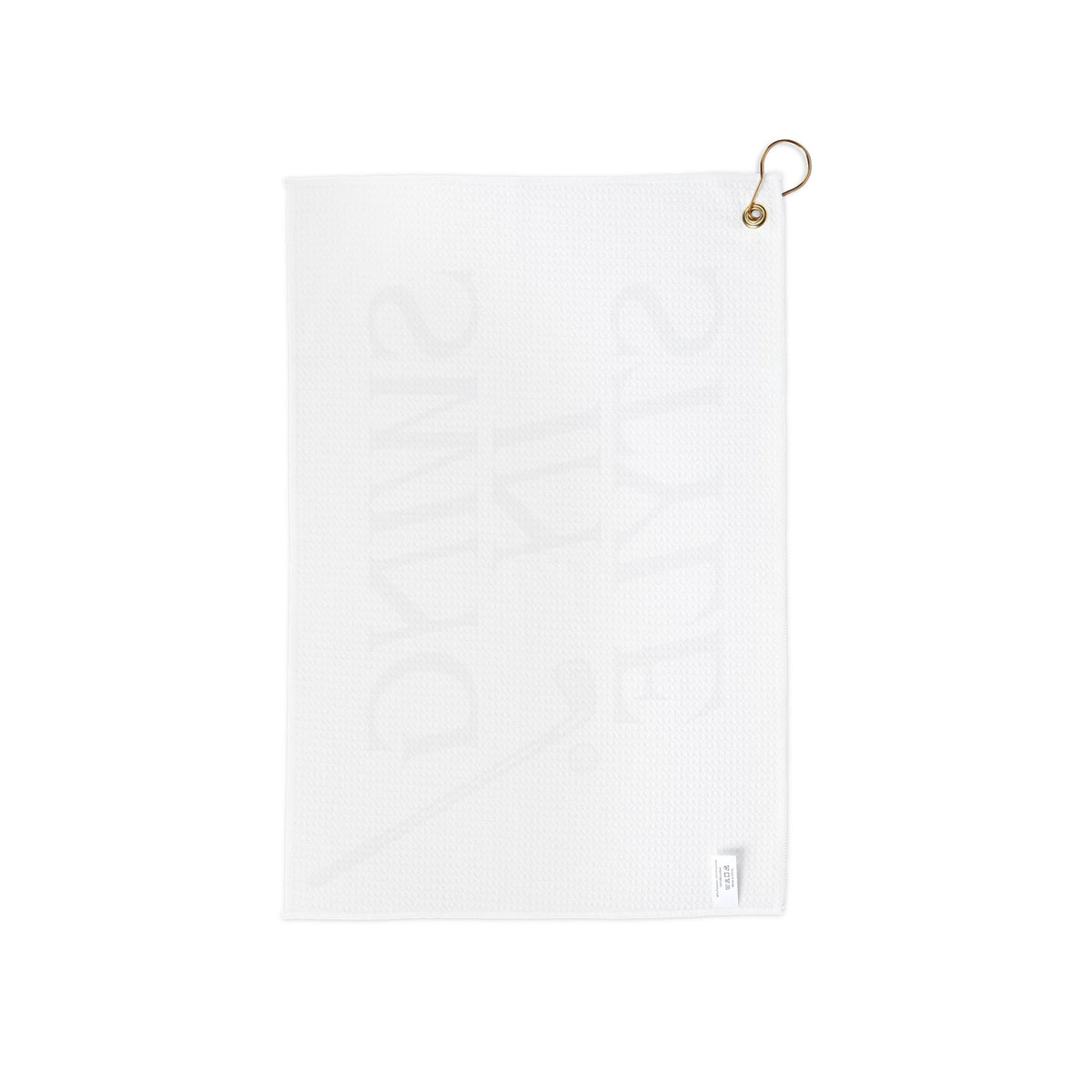 Golf Towel — "Swing in Style" Microfiber Golf Towel with Grommet & Ring