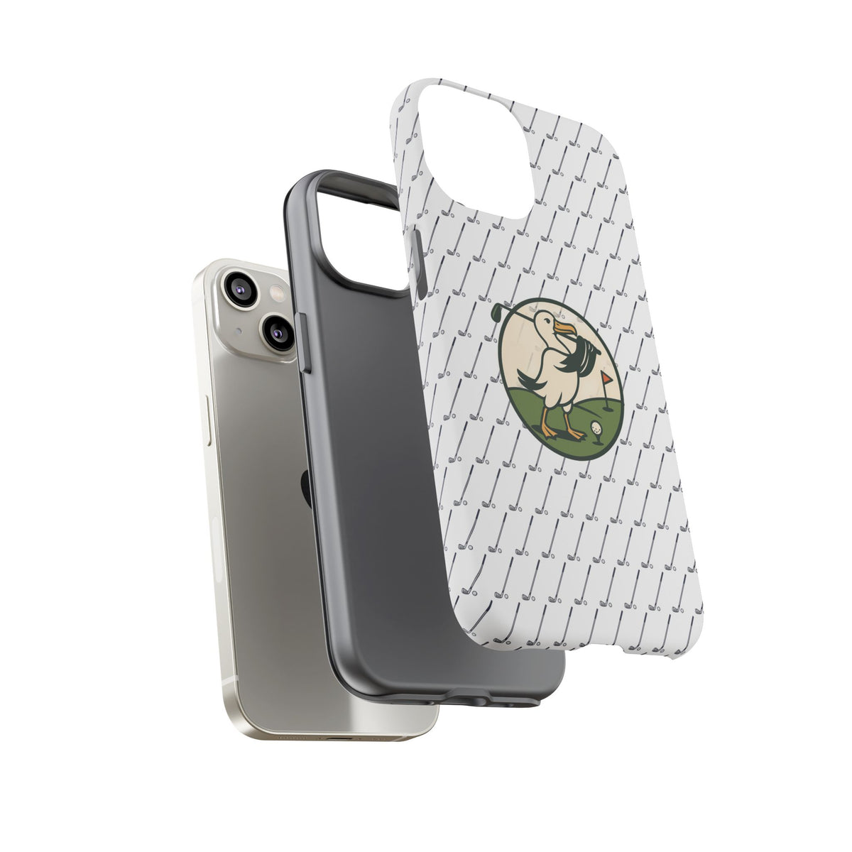 Golf Pelican Phone Case — Vintage Golf Pattern Tough Cases