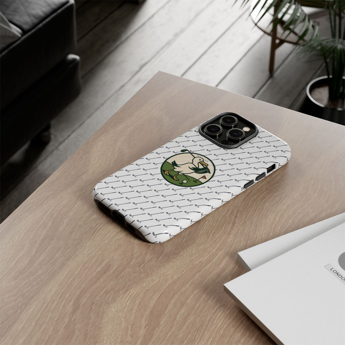 Golf Pelican Phone Case — Vintage Golf Pattern Tough Cases