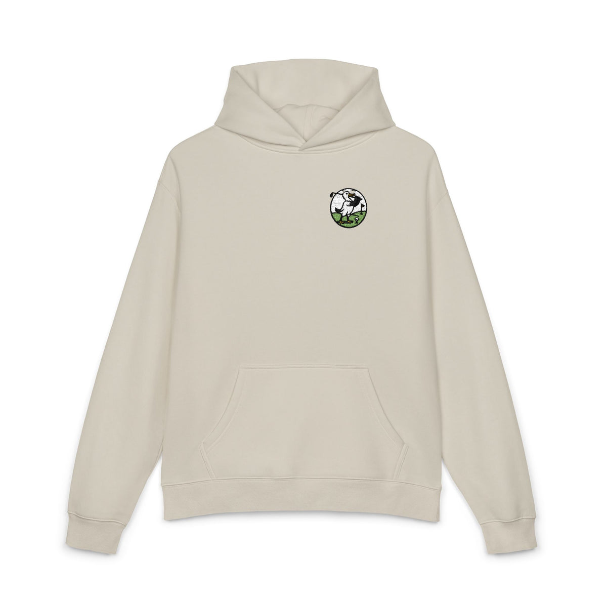 Earth Lover Hoodie — Small Eco Globe Graphic, Sustainable Nature Sweatshirt