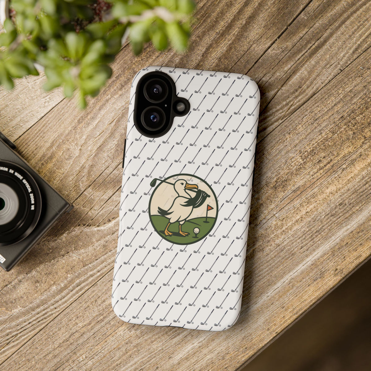 Golf Pelican Phone Case — Vintage Golf Pattern Tough Cases