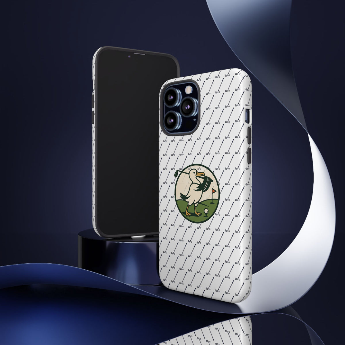 Golf Pelican Phone Case — Vintage Golf Pattern Tough Cases