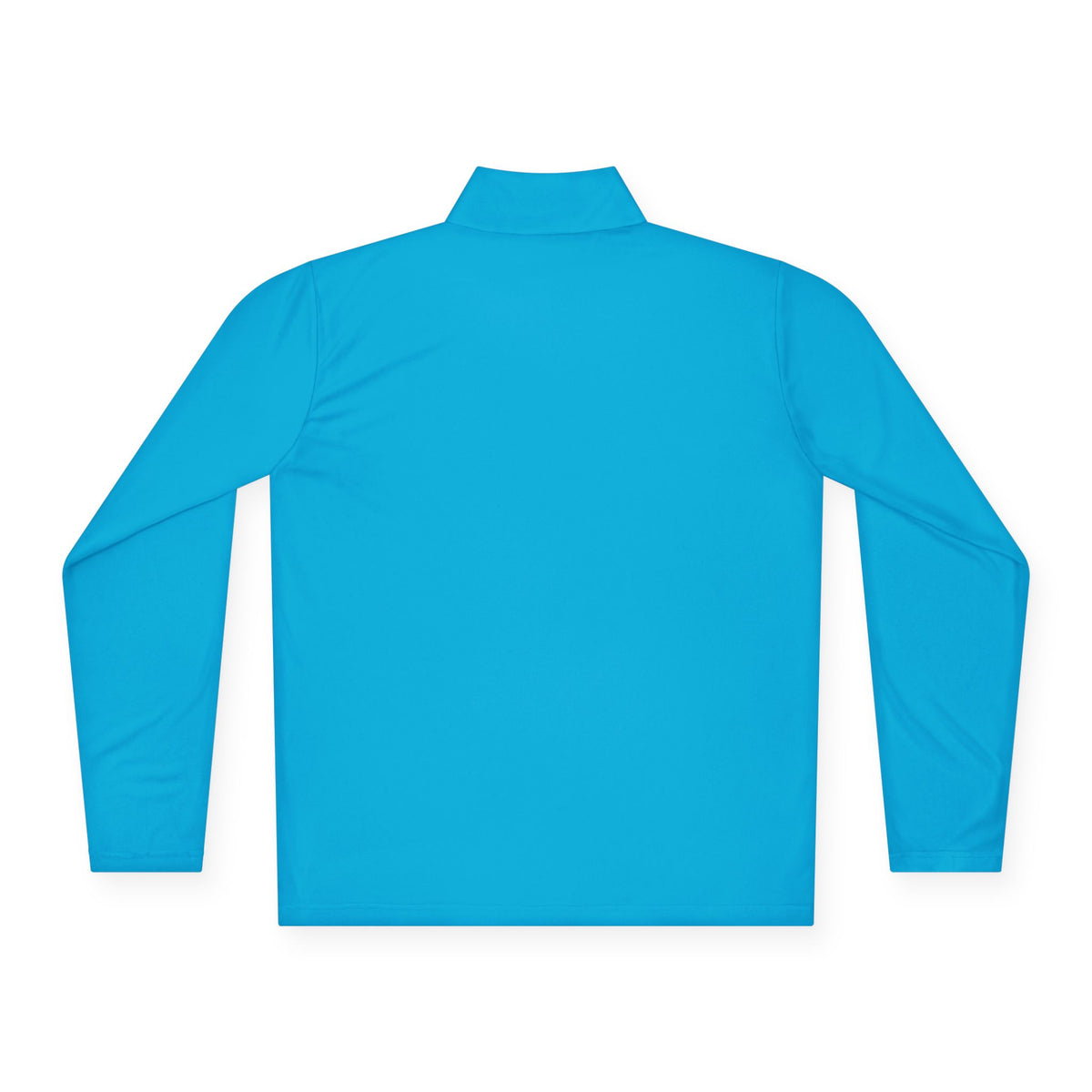 Quarter-Zip Pullover – 'Smoky/Style' Minimal Embroidered Chest Pullover