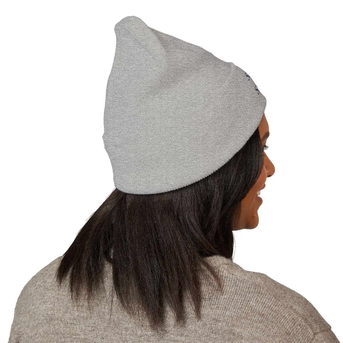Swing in Style Embroidered Cuffed Beanie