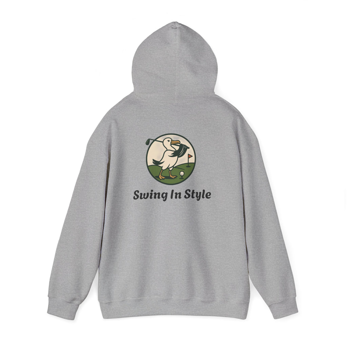 Golf Swing Hoodie — "Swing In Style" Graphic Golfing Pullover