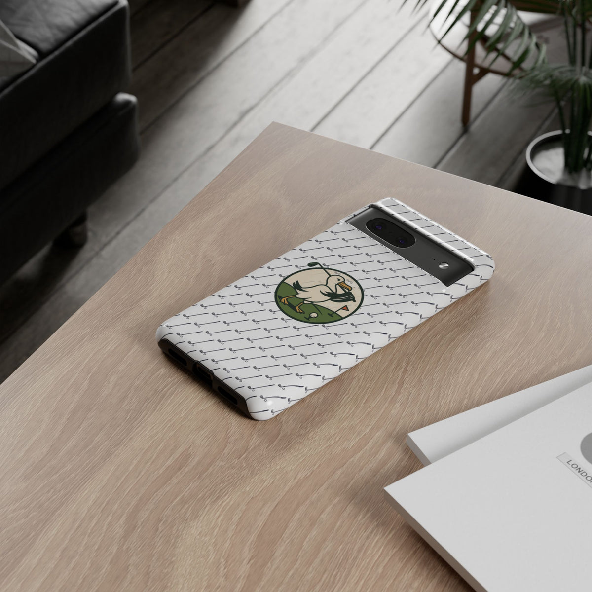 Golf Pelican Phone Case — Vintage Golf Pattern Tough Cases