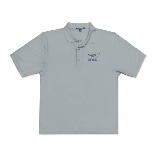 Embroidered Polo Shirt — "Winning Style" Chest Logo