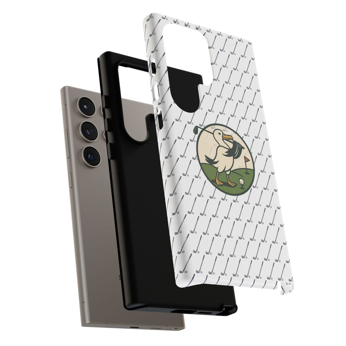 Golf Pelican Phone Case — Vintage Golf Pattern Tough Cases