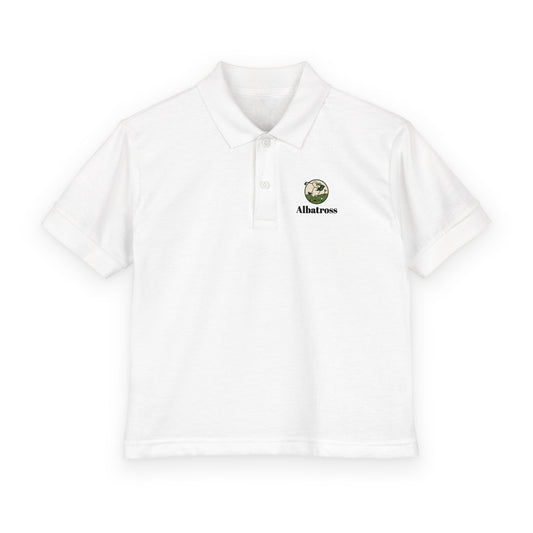 Kids Polo Shirt with Globe & 'Ambassador' Logo – Youth DryBlend® Jersey