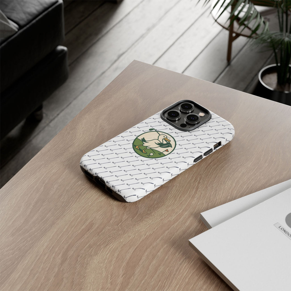 Golf Pelican Phone Case — Vintage Golf Pattern Tough Cases