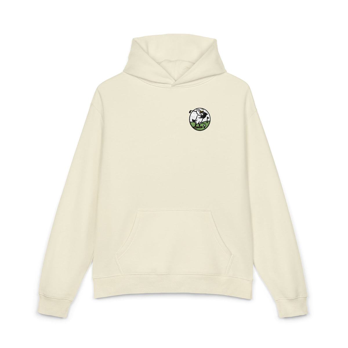 Earth Lover Hoodie — Small Eco Globe Graphic, Sustainable Nature Sweatshirt