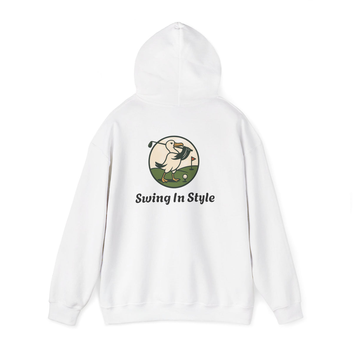 Golf Swing Hoodie — "Swing In Style" Graphic Golfing Pullover