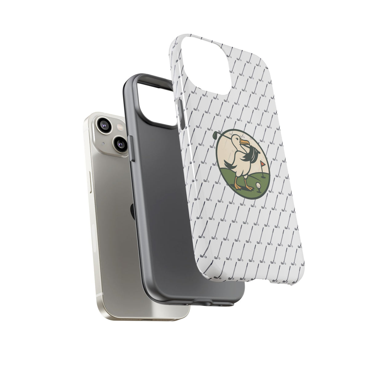 Golf Pelican Phone Case — Vintage Golf Pattern Tough Cases