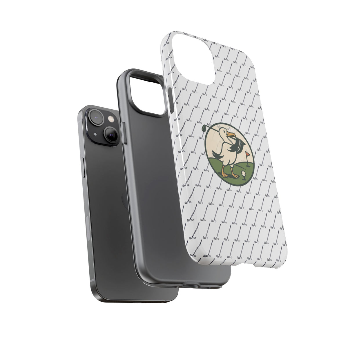 Golf Pelican Phone Case — Vintage Golf Pattern Tough Cases