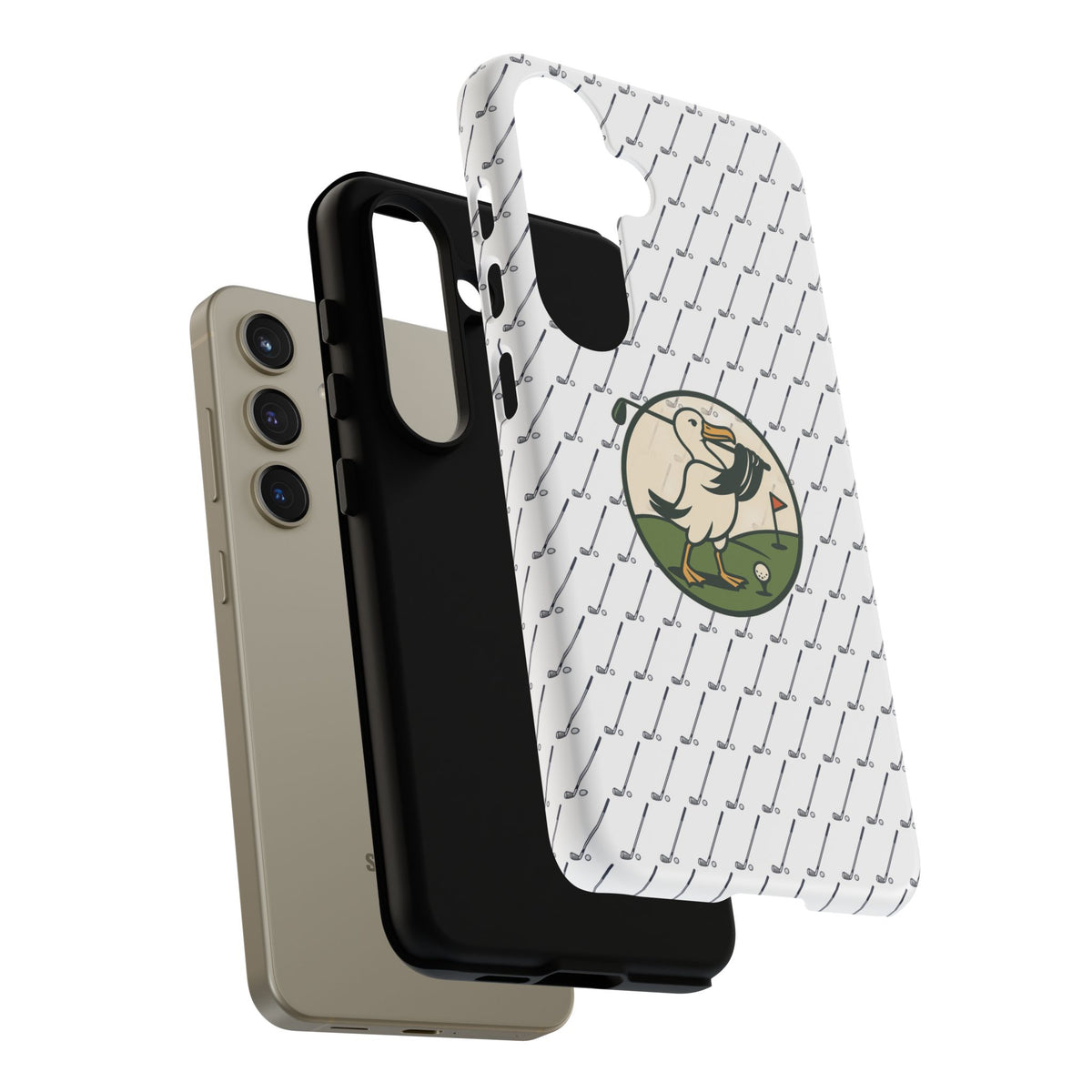 Golf Pelican Phone Case — Vintage Golf Pattern Tough Cases