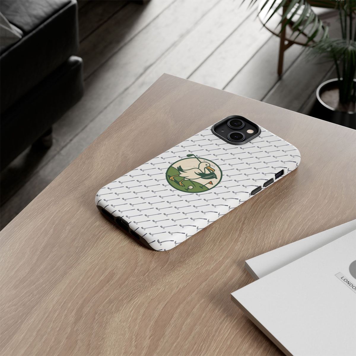 Golf Pelican Phone Case — Vintage Golf Pattern Tough Cases