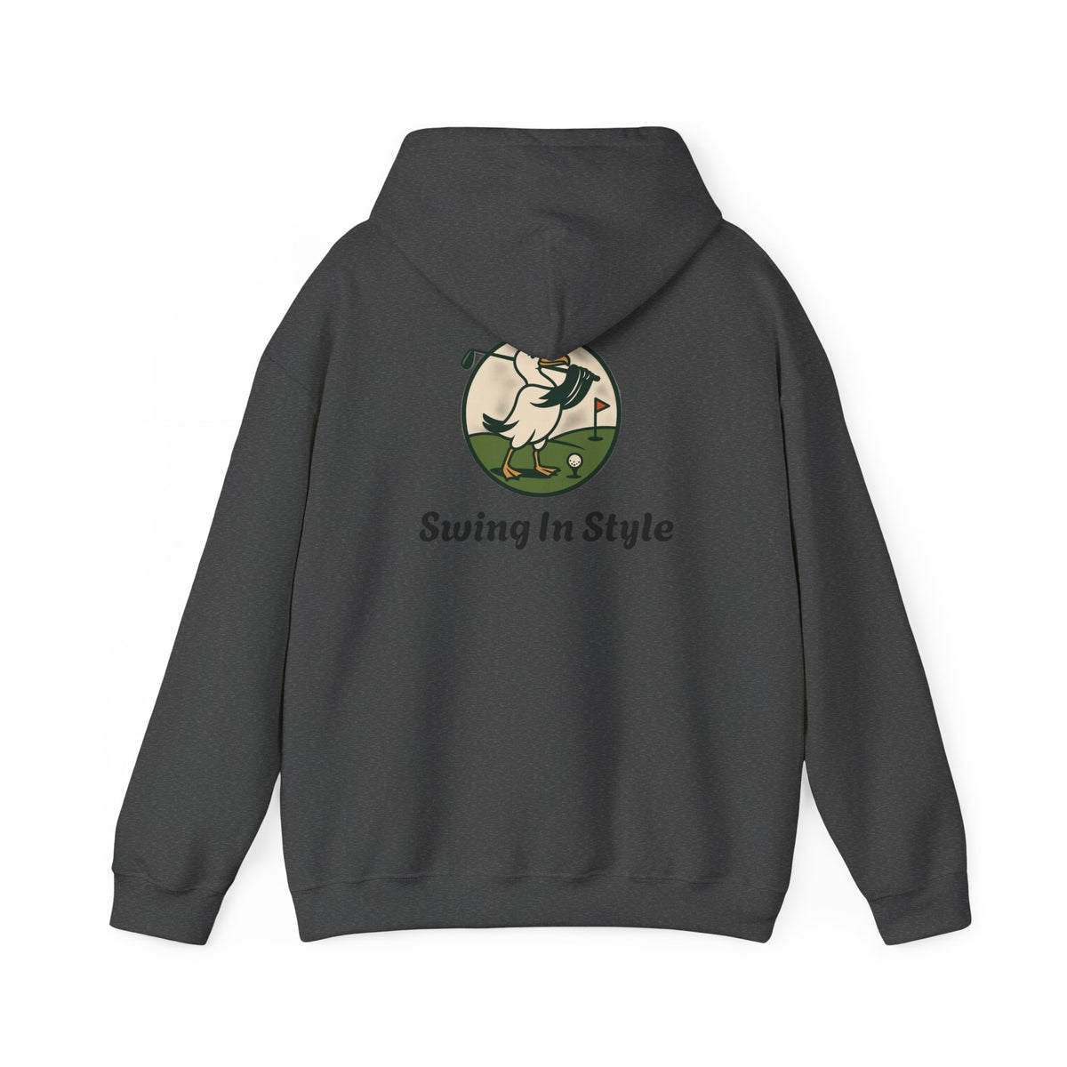 Golf Swing Hoodie — "Swing In Style" Graphic Golfing Pullover