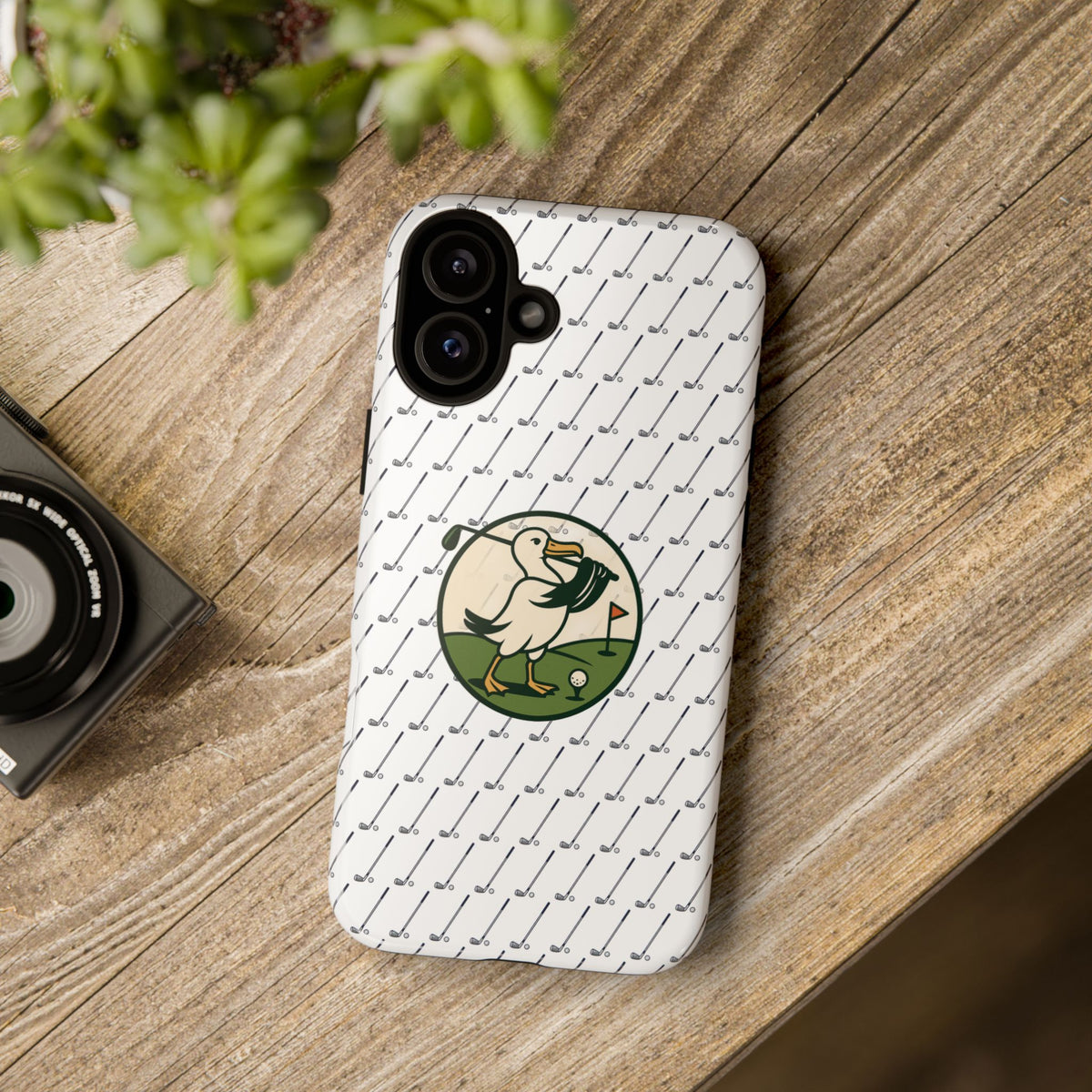 Golf Pelican Phone Case — Vintage Golf Pattern Tough Cases