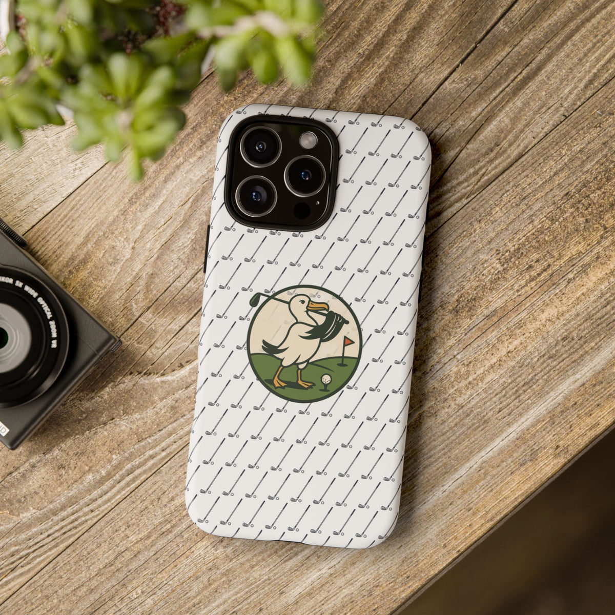 Golf Pelican Phone Case — Vintage Golf Pattern Tough Cases