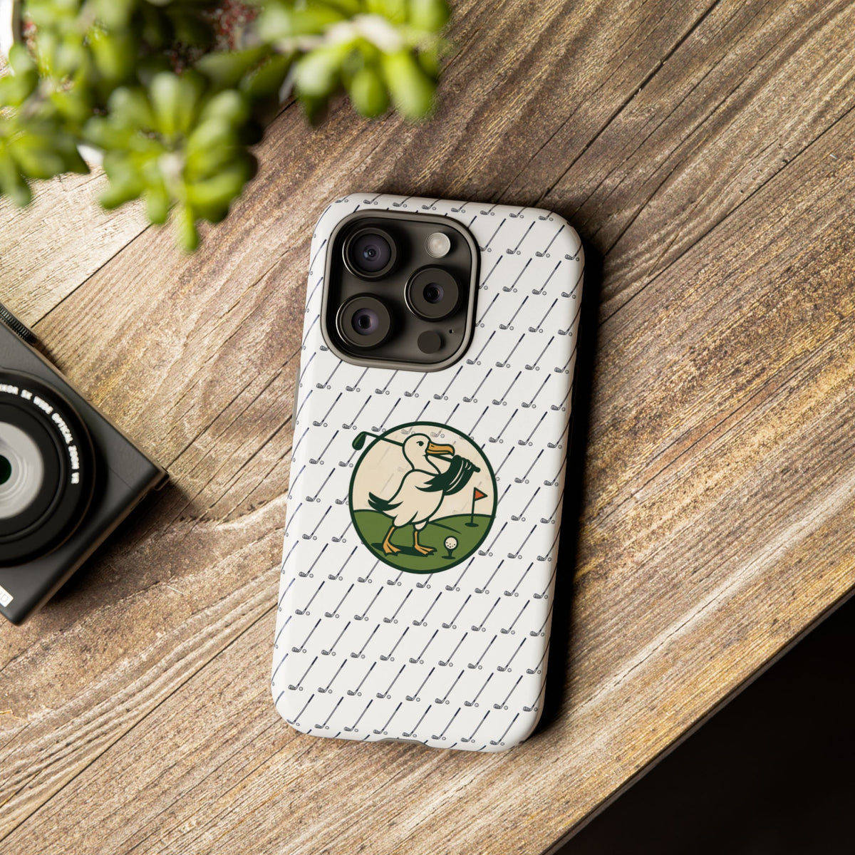 Golf Pelican Phone Case — Vintage Golf Pattern Tough Cases