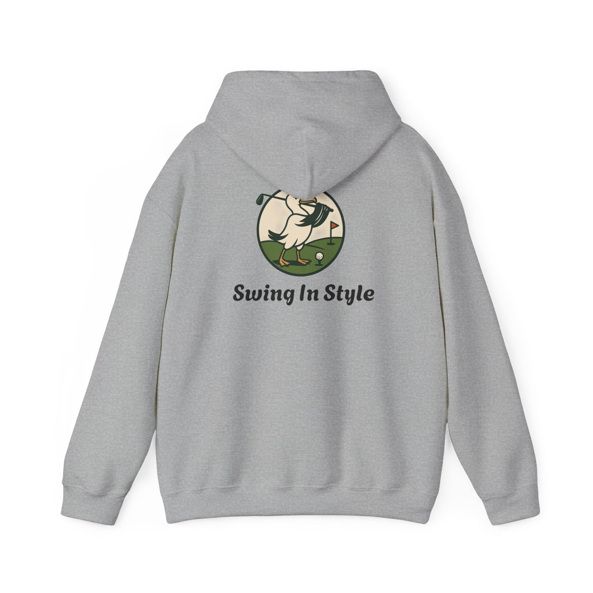 Golf Swing Hoodie — "Swing In Style" Graphic Golfing Pullover