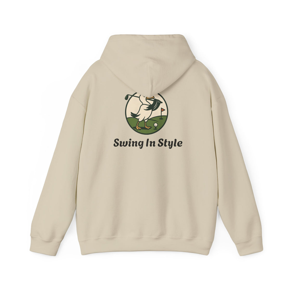 Golf Swing Hoodie — "Swing In Style" Graphic Golfing Pullover