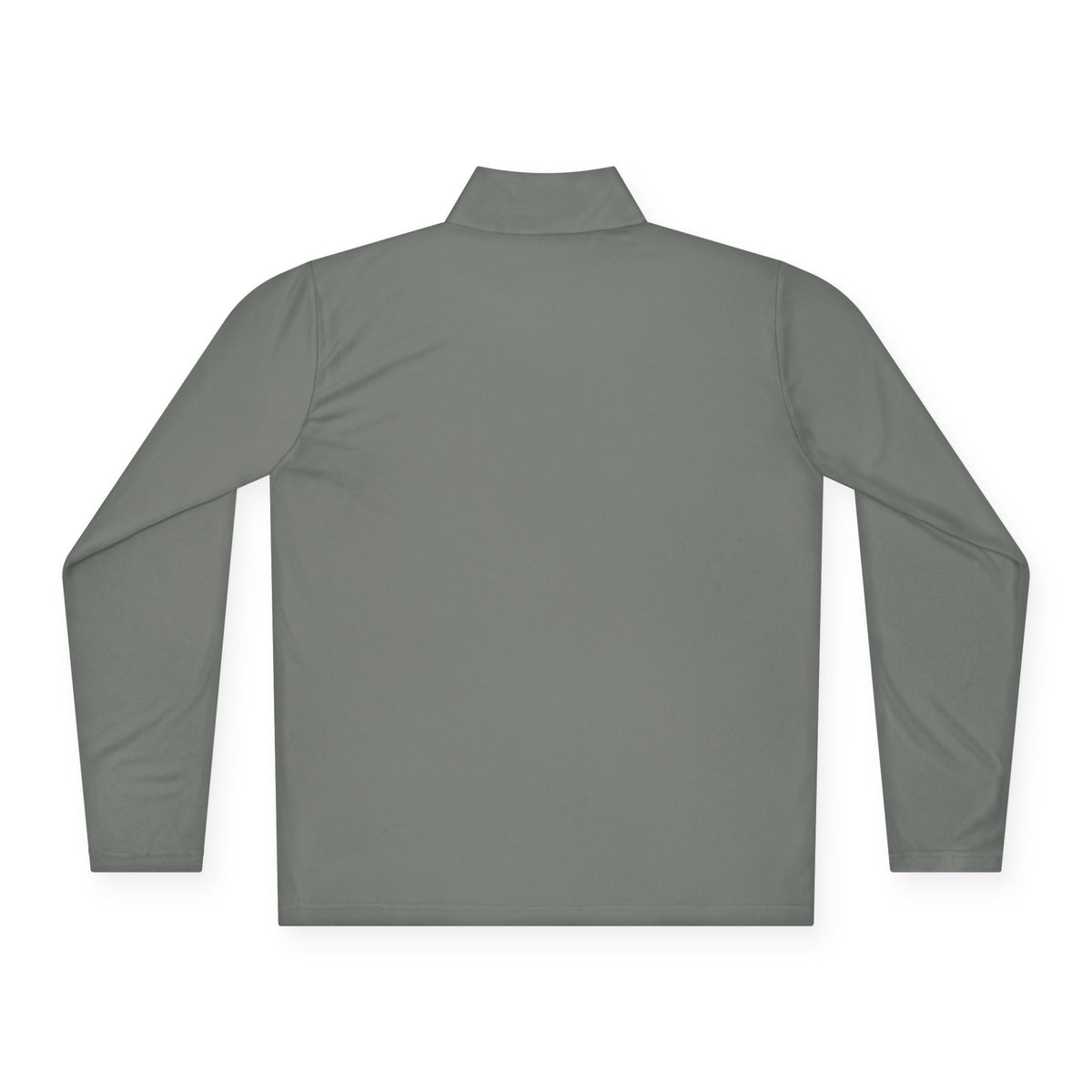 Quarter-Zip Pullover – 'Smoky/Style' Minimal Embroidered Chest Pullover
