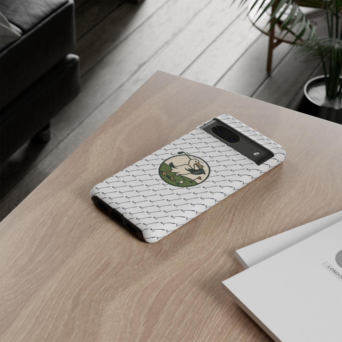 Golf Pelican Phone Case — Vintage Golf Pattern Tough Cases