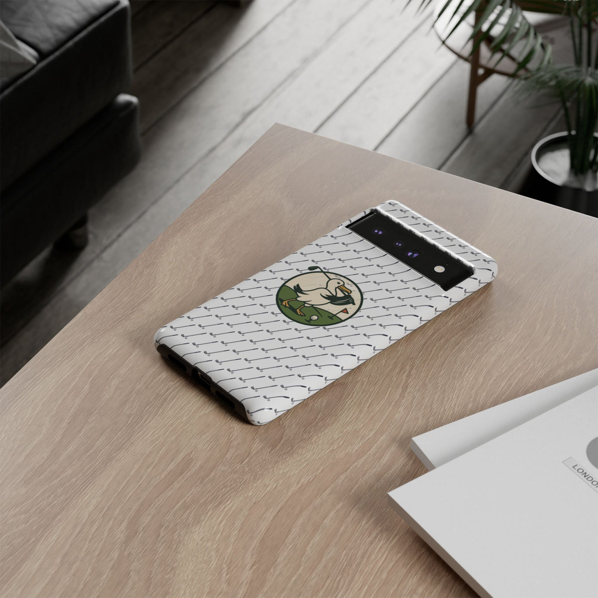 Golf Pelican Phone Case — Vintage Golf Pattern Tough Cases