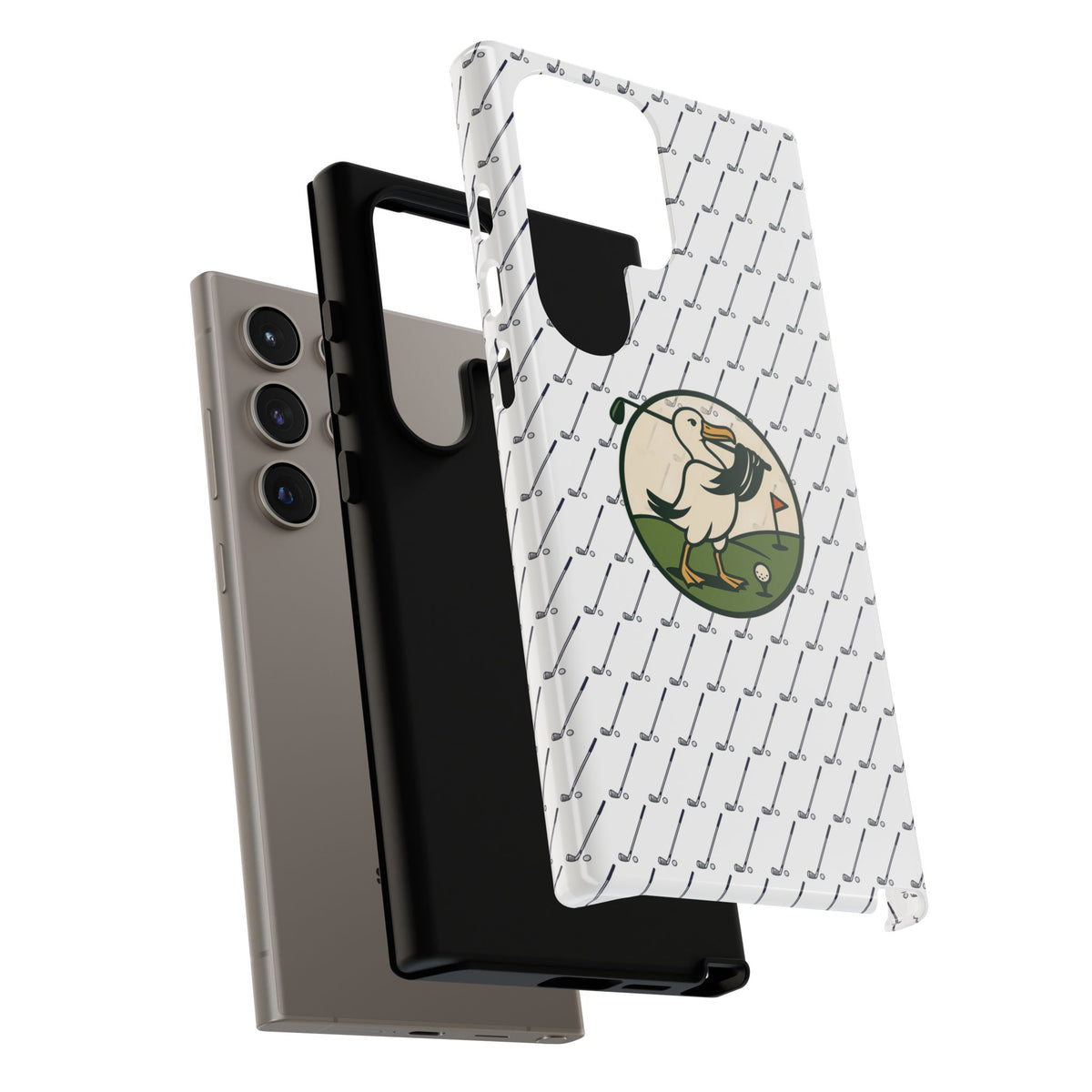 Golf Pelican Phone Case — Vintage Golf Pattern Tough Cases