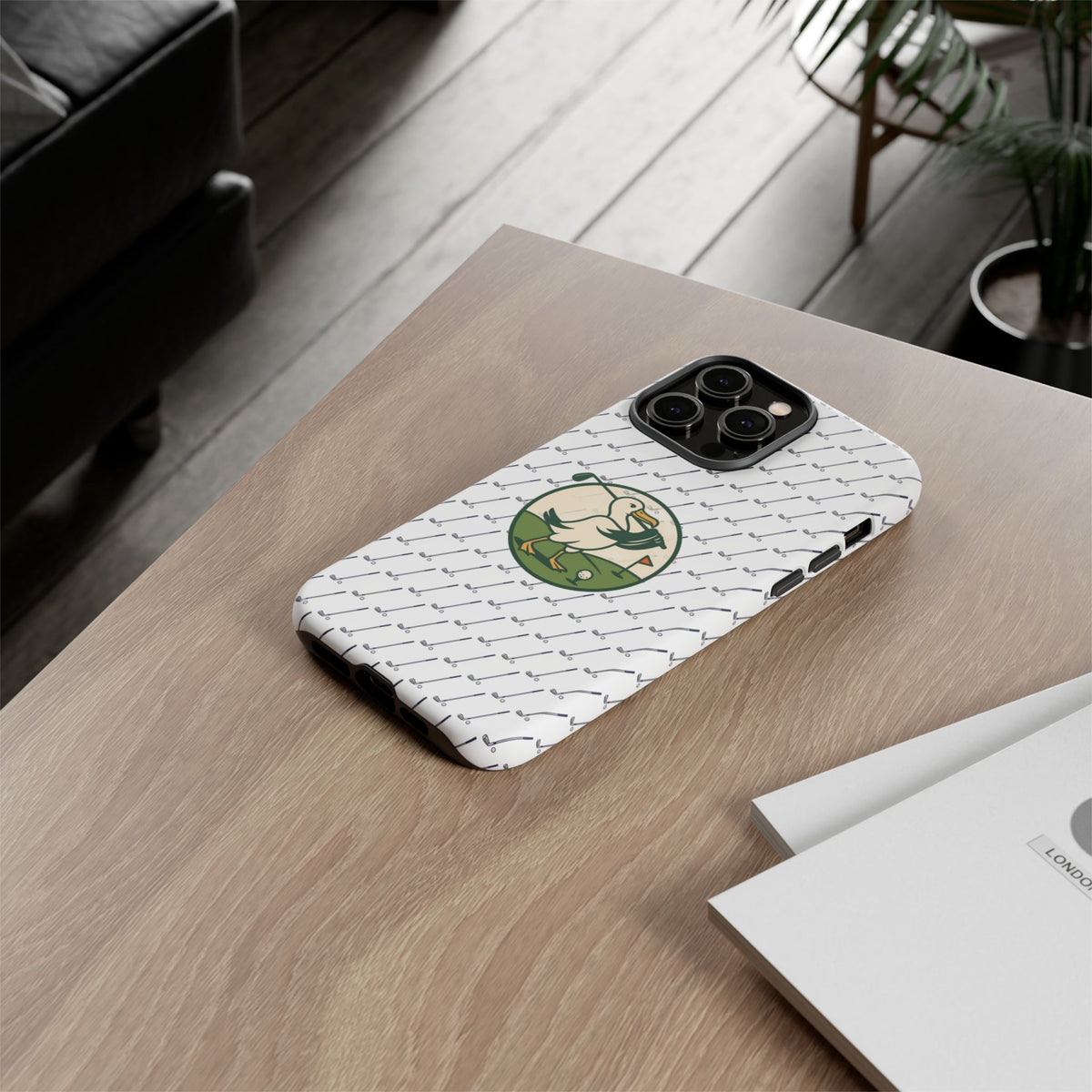 Golf Pelican Phone Case — Vintage Golf Pattern Tough Cases