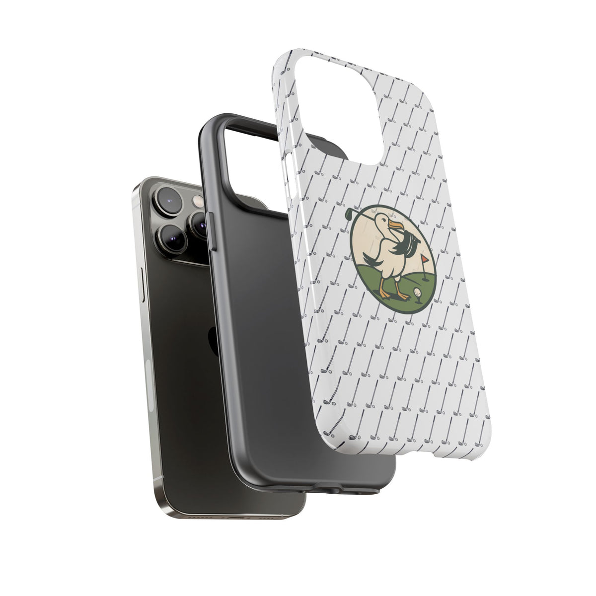 Golf Pelican Phone Case — Vintage Golf Pattern Tough Cases