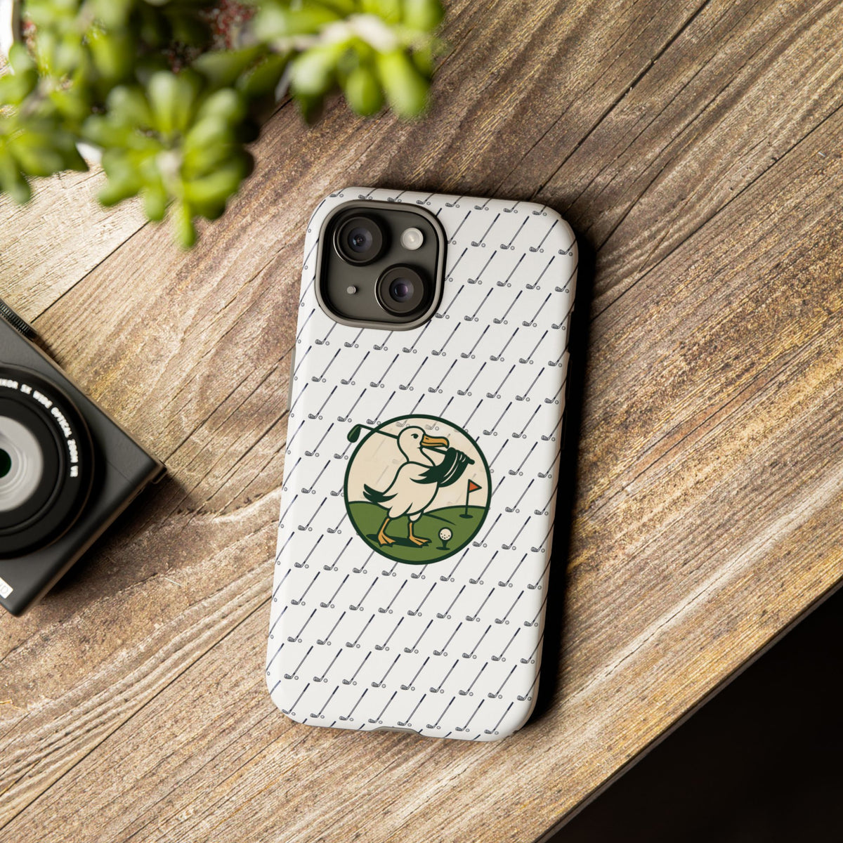 Golf Pelican Phone Case — Vintage Golf Pattern Tough Cases