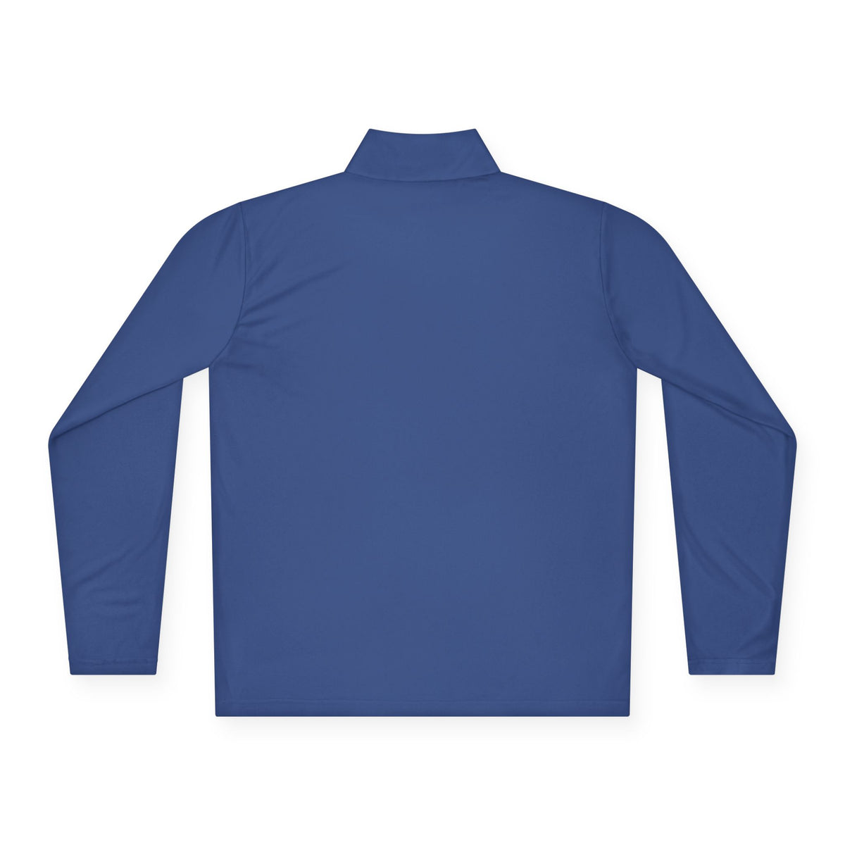 Quarter-Zip Pullover – 'Smoky/Style' Minimal Embroidered Chest Pullover