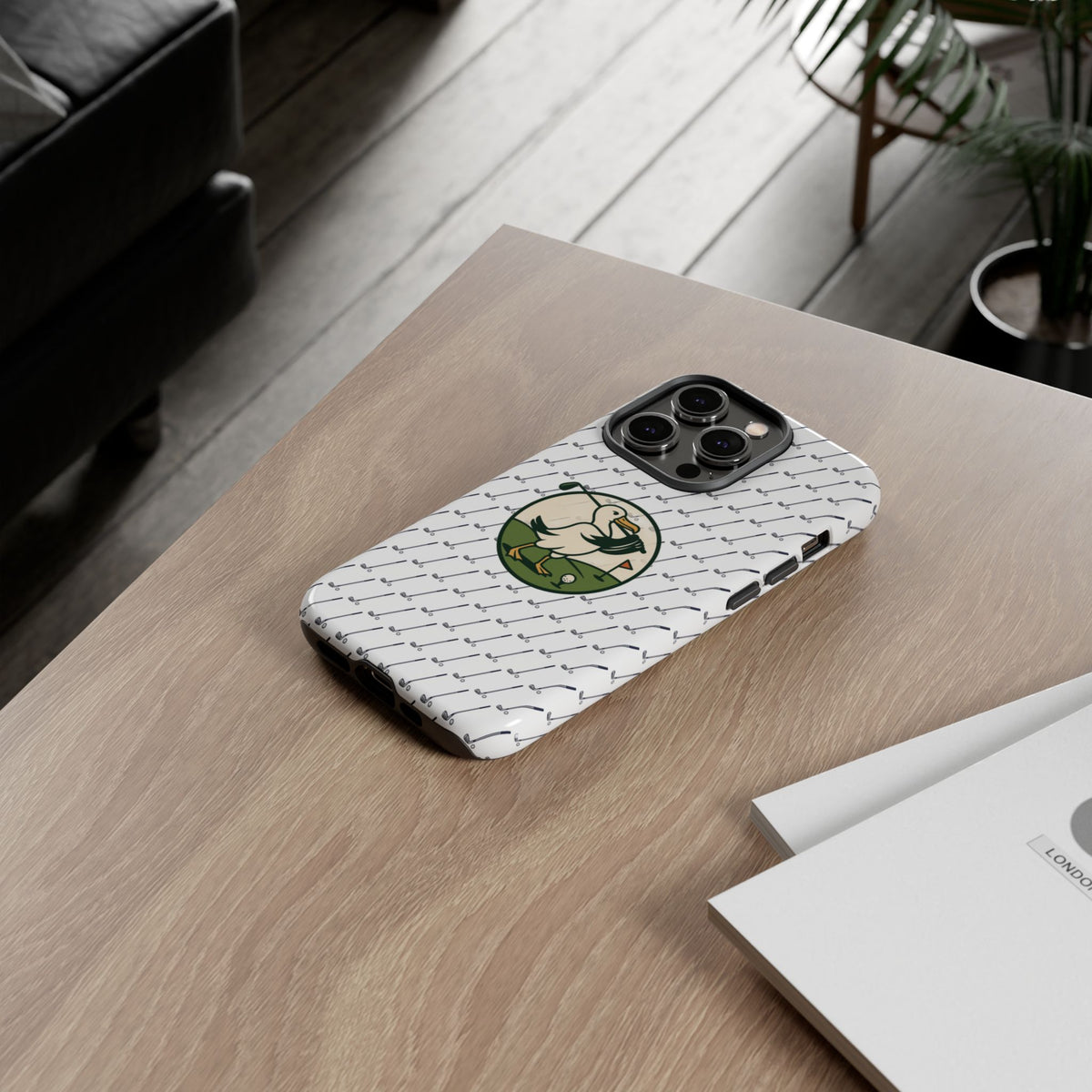 Golf Pelican Phone Case — Vintage Golf Pattern Tough Cases
