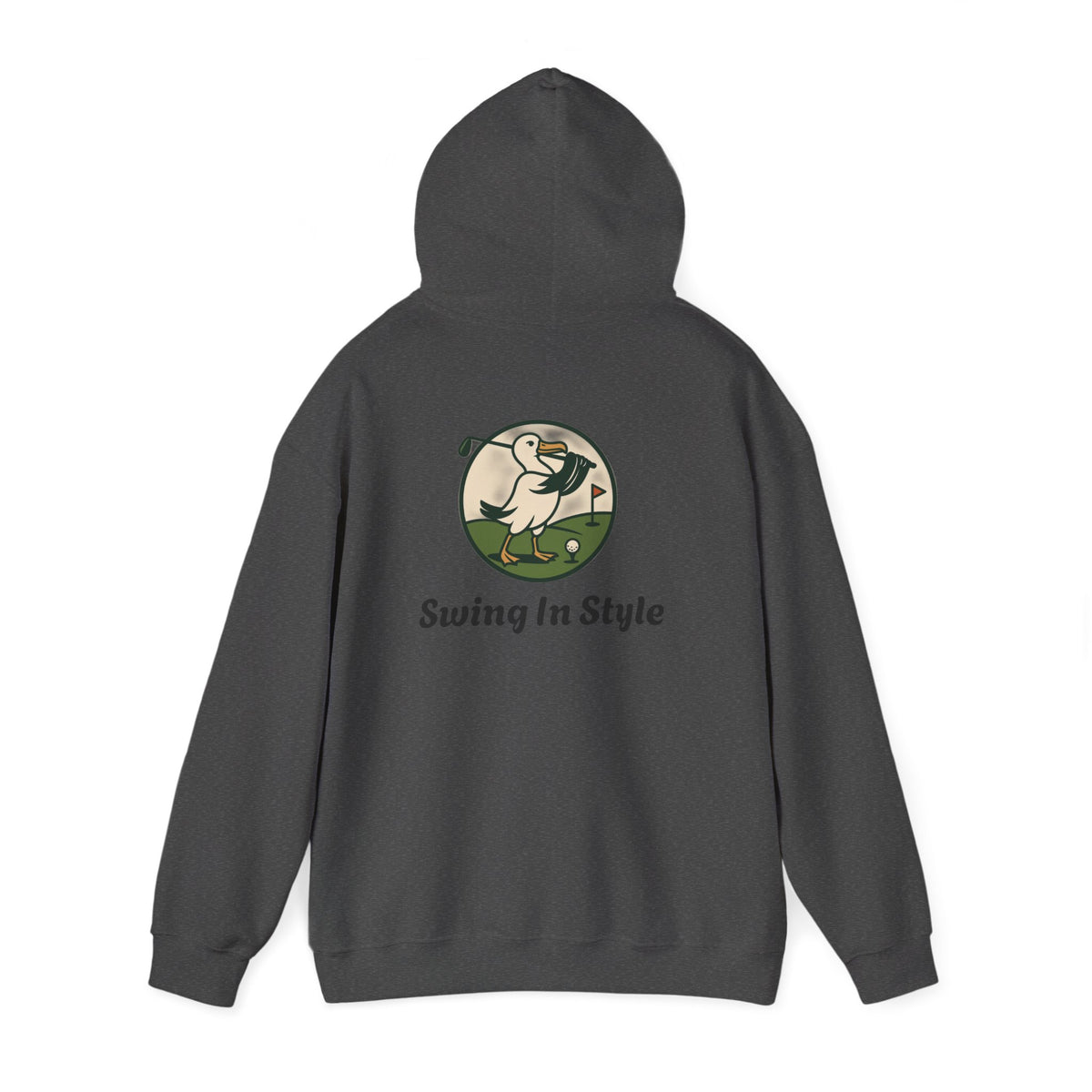 Golf Swing Hoodie — "Swing In Style" Graphic Golfing Pullover