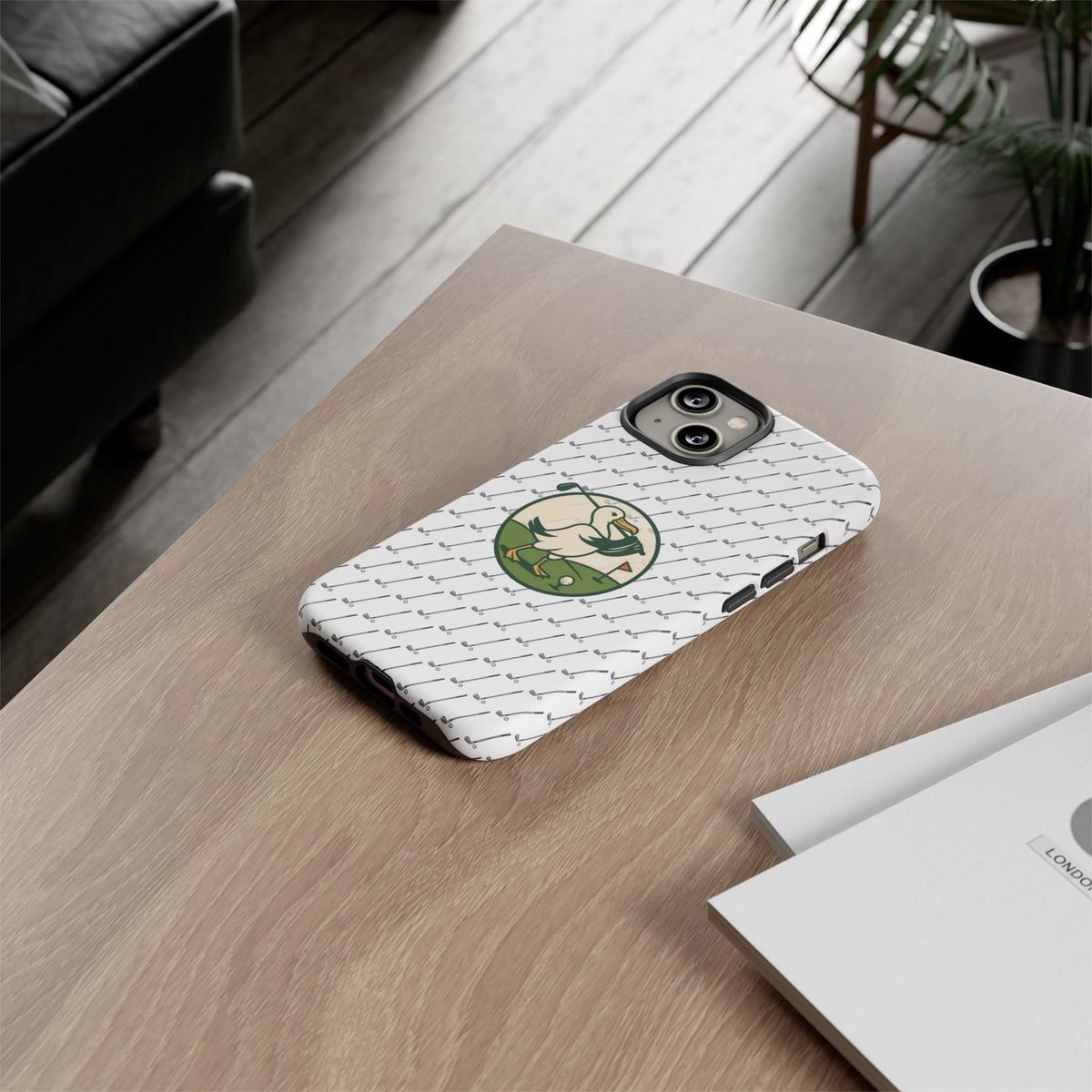 Golf Pelican Phone Case — Vintage Golf Pattern Tough Cases