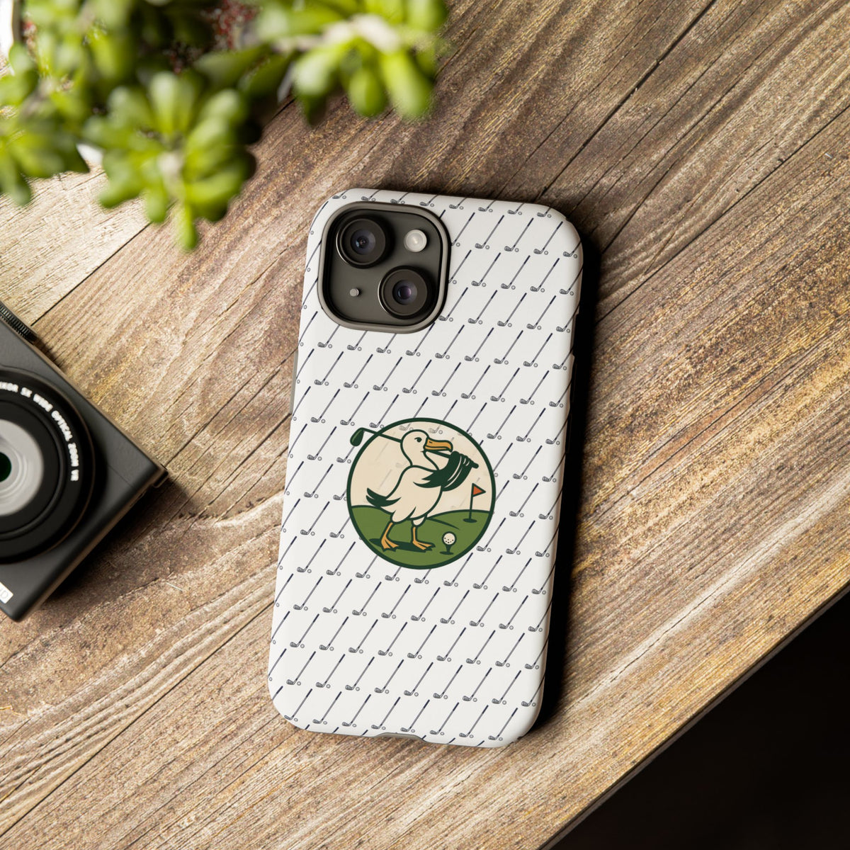 Golf Pelican Phone Case — Vintage Golf Pattern Tough Cases