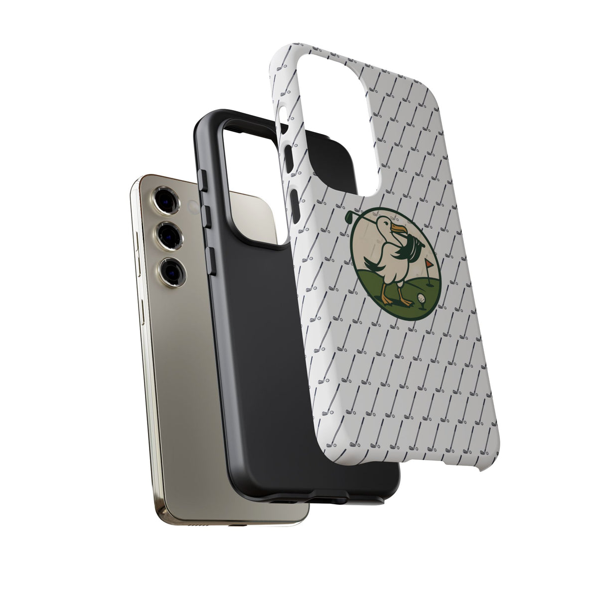 Golf Pelican Phone Case — Vintage Golf Pattern Tough Cases