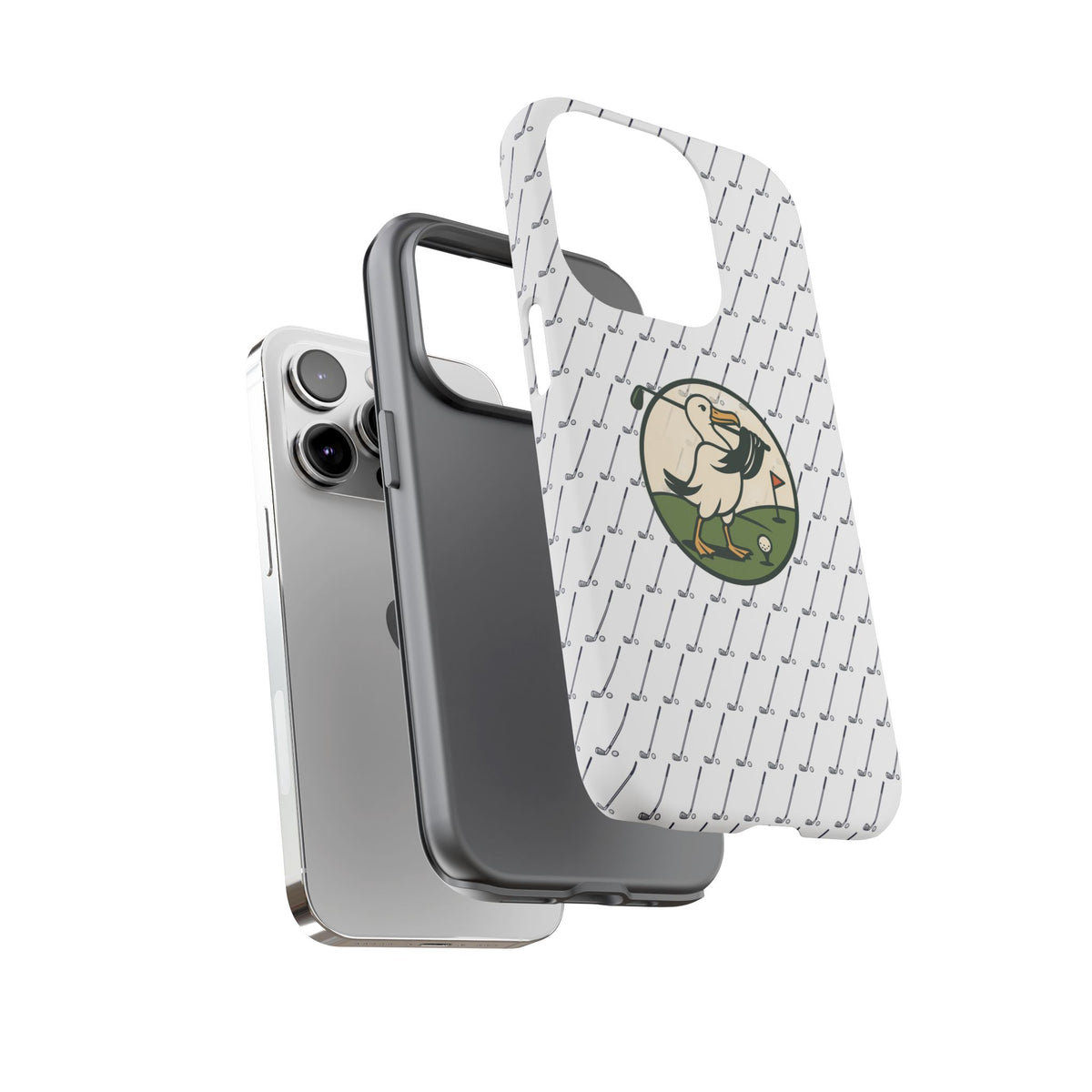 Golf Pelican Phone Case — Vintage Golf Pattern Tough Cases