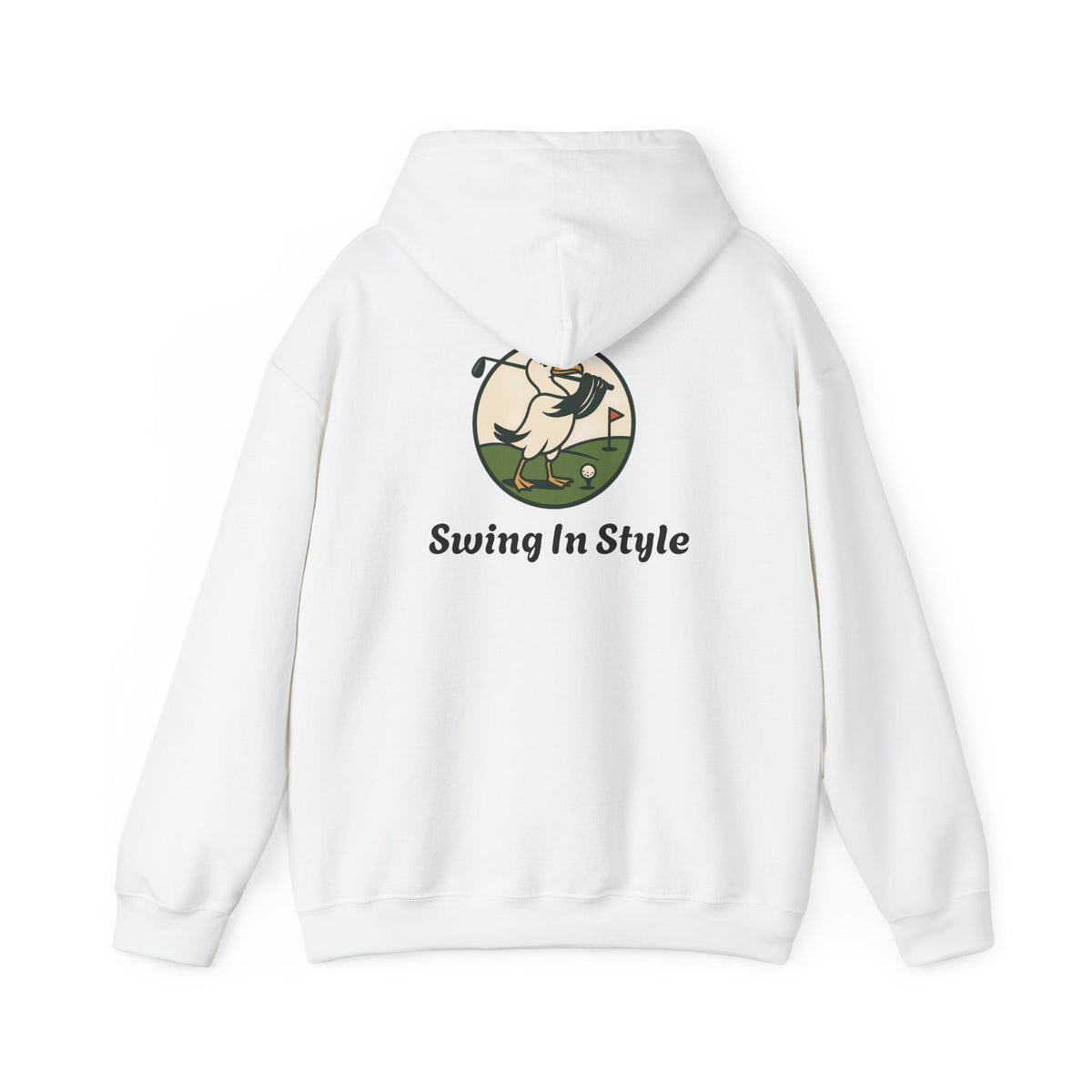 Golf Swing Hoodie — "Swing In Style" Graphic Golfing Pullover