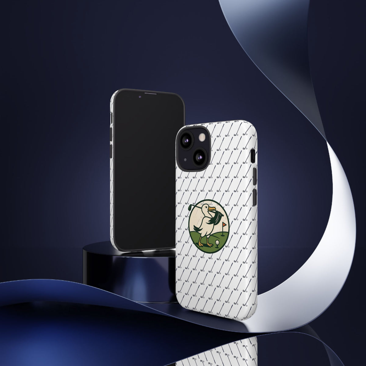 Golf Pelican Phone Case — Vintage Golf Pattern Tough Cases