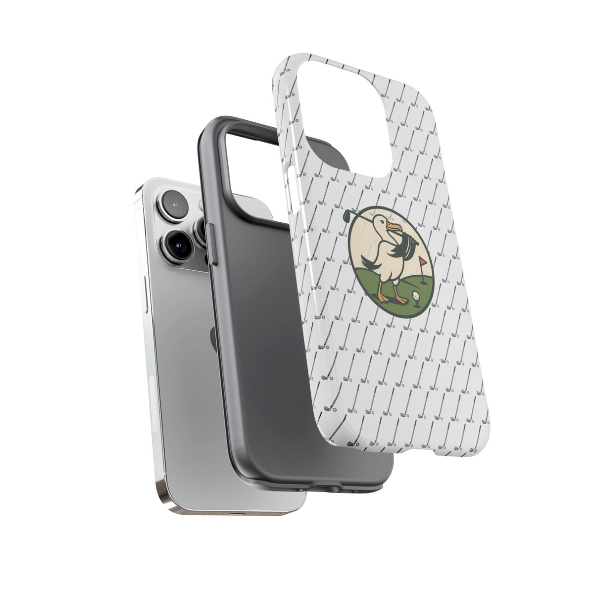 Golf Pelican Phone Case — Vintage Golf Pattern Tough Cases