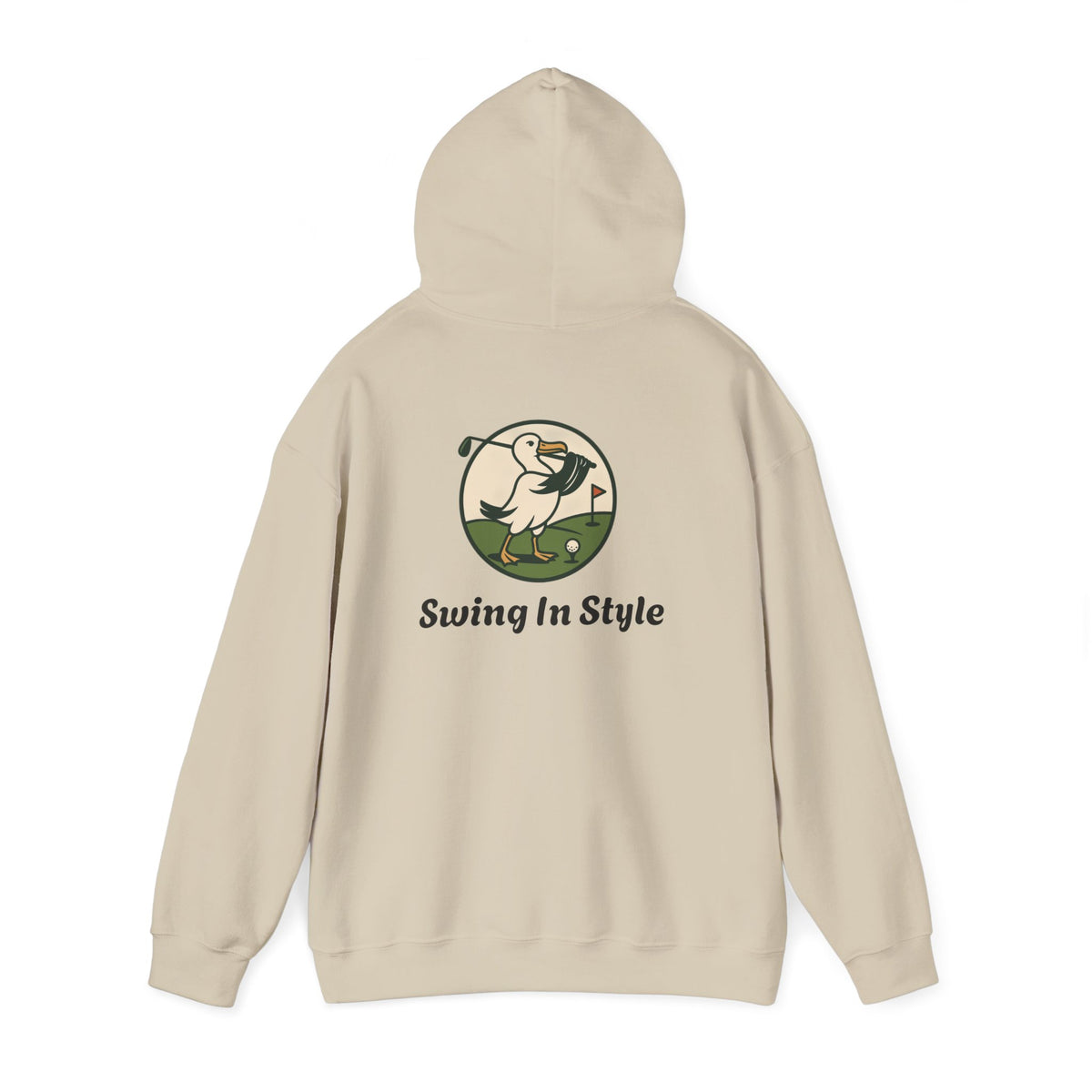 Golf Swing Hoodie — "Swing In Style" Graphic Golfing Pullover