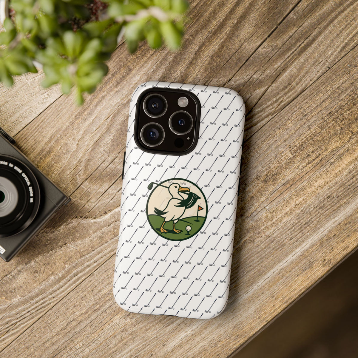 Golf Pelican Phone Case — Vintage Golf Pattern Tough Cases