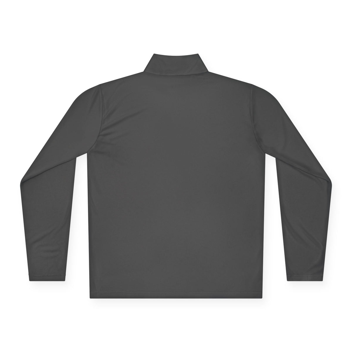 Quarter-Zip Pullover – 'Smoky/Style' Minimal Embroidered Chest Pullover